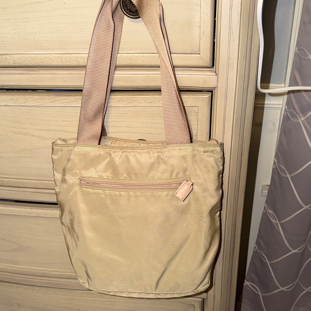 Authentic Prada Tan Nylon Tote Bag - Picture 5 of 12